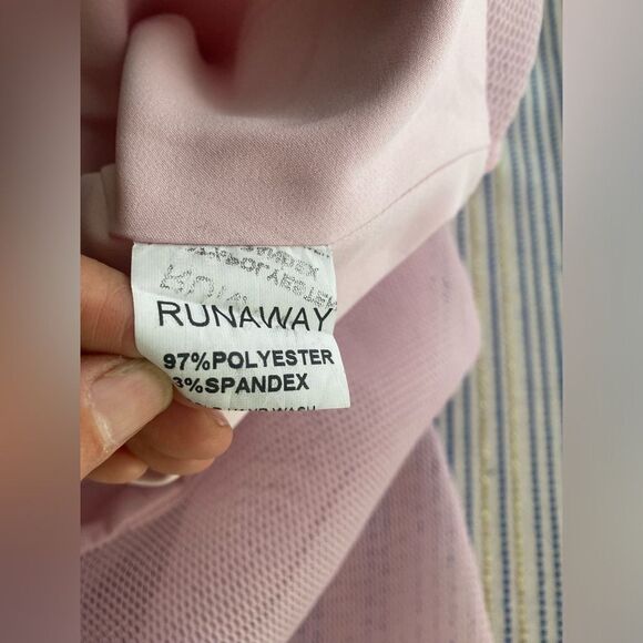 Runaway The Label Chrisalis Midi Dress Size XS Pink  One Shoulder New - Picture 13 of 16